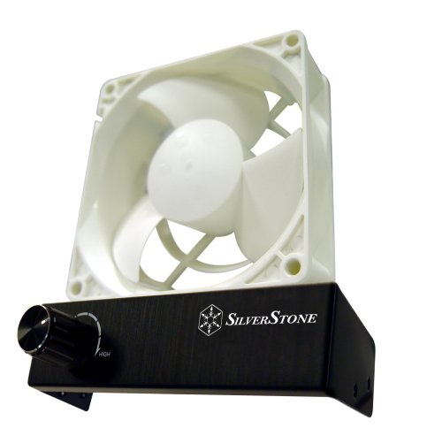 Silverstone 80 mm Case Fan with Black Adjustable Fan Controller FM81B