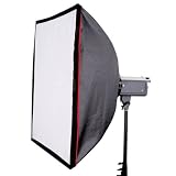 CowboyStudio 18 x 18, 46cm X 46cm, Photo Softbox for Strobe Studio Soft Box with Carry Case