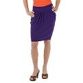 Juniors' Xhilaration&reg; Drapery Pencil Skirt - Purple