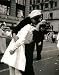 Professionally Framed VJ Day Kiss (Sailor & Nurse) Art Poster Print - 16x20 with RichAndFramous Black Wood Frame