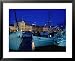 Buildings Along Hunter Street And Boats Anchored At Victoria Dock, Hobart, Tasmania, Australia Framed Art Poster Print by Gareth McCormack, 31x25