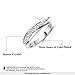 [Mother's Day]Yoursfs 18k White Gold Plated Use Clear Austrian Crystal Nickel Free Engagement Ring For Mother's Day Gift