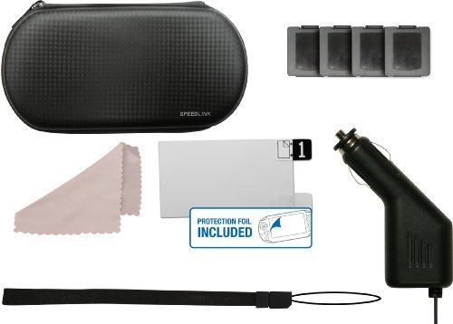 Speedlink 8-in-1 Starter Kit: Power Edition - Black (PlayStation Vita)