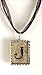 Monogram Pendant Necklace - J