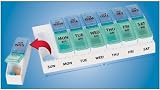 Ezy Dose 7 Day AM/PM Travel Pill Container - 1 Ea