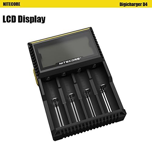 NITECORE Digicharger D4 LCD Display Universal Smart Battery Charger