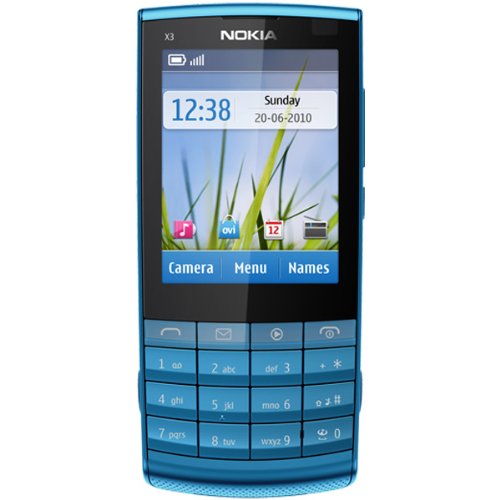 Nokia X3-02 Touch and Type Petrol Blue Unlocked Import On Sale