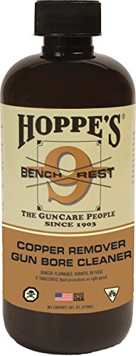 Hoppe s No. 9 Bench Rest Copper Gun Bore Cleaner, 16 oz. Bottle
