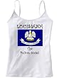 LOUISIANA - THE PELICAN STATE - FLAG - State Series - White Women's / Girls Camisole (Girlie / Babydoll)