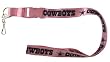 Dallas Cowboys Breakaway Lanyard with Key Ring - Pink