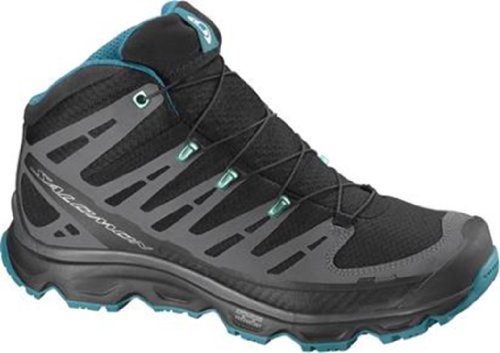 Salomon Women's Synapse Mid CS Hiking Boot,Black/Dark Cloud/Dark Bay Blue,9 M US On Sale