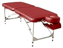 Senshi - Table de Massage Pliante Alulight Pro Rouge