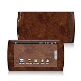 Dark Burlwood Design Protective Skin Decal Sticker for Archos 7 Home Tablet Reviews