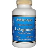 L-Arginine Sustained Release 350mg 360 Tablets
