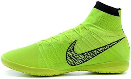 Men's Elastico Superfly Indoor - Volt-White-Black-Flash Lime High Top Football Shoes Soccer Boots