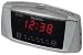 Emerson Radio CKS5055S SmartSet Dual Alarm Clock Radio with Large LED Display (Silver)