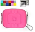 (Many Color Available) Kroo Camera Case for Canon Powershot Camera Digital Camera + Bonus Bundled with Universal LCD Screen Protector Kit + Cloth (Many Color Available)