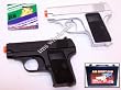 CYMA Airsoft Pocket Pistols w/ Case (Silver and Black)