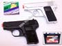 CYMA Airsoft Pocket Pistols w/ Case (Silver and Black)