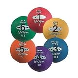 8-1/2" Spectrum 5-in-1 Playground Balls (Set of 6)