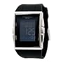 Kenneth Cole New York Men's KC1583 Digi-Tech Digital Black Rubber  Watch