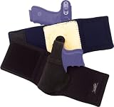 Galco Ankle Lite / Ankle Holster for Glock 26, 27, 33 (Black, Left-hand)