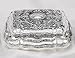 ANTIQUE RECTANGULAR BOX - ANTIQUE SILVER RECTANGULAR BOX