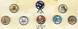 Renaissance Buttons Buttons - Plastic and Novelty Buttons - I-ROBOTS Set of 7 18MM