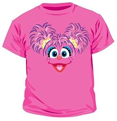 Sesame Street Abby Cadabby Fairy Face Pink Toddler Tee With Wings