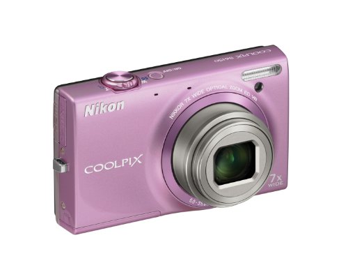 Nikon Coolpix S6150 Digitalkamera (16 Megapixel, 7-fach opt. Zoom, 7,5 cm (3 Zoll) Display, HD-Video, bildstabilisiert) pink