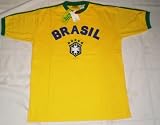 MENS BRASIL BRAZIL SOCCER TSHIRT 100% COTTON SIZE XL - HIGH QUALITY RETAILS FOR $49.99