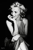 Marilyn Monroe (Sitting) Movie Poster Print - 24 X 36