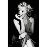 Marilyn Monroe (Sitting) Movie Poster Print - 24" X 36"