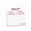 Knock Knock Sticky Notes: Help! (Pack of 8)