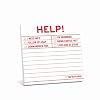 Knock Knock Sticky Notes: Help! (Pack of 8)