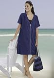 Woman Within Plus Size Resorts Plus hooded cover-up