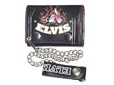ELVIS - Bike Logo - Leather Chain Wallet