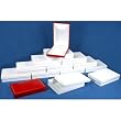 12 Red Leather Necklace Boxes Gift Showcase Displays