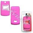 Hot Pink Rubber Feel with White Diamonds Snap-On Cover Case Cell Phone Protector for ZTE C79
