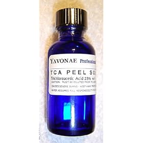 Yavonae 25% TCA Chemical Peel Exfoliant 30 ml 1 fl oz Plus Antibacterial Ointment Packets - Professional Facial Peel for Removing Age Spots, Fine Lines, Acne Scars, and More