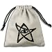 Q-Workshop: Call of Cthulhu / COC Dice Bag in Linen