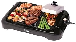 Sanyo HPS-SG4 Extra-Large Indoor Barbecue Grill and Griddle