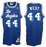 Jerry West Los Angeles Lakers NBA Swingman Hardwood Classics Throwback Blue Jersey