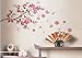 Other DIY Removable Sakura Flower Bedroom Vinyl Decal Art Decor Wall Sticker 45*60CM (Small-45*60CM) Pink, 45cm