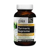 Gaia Herbs Turmeric Supreme Extra Strength Liquid Phyto-Capsules, 120 Count