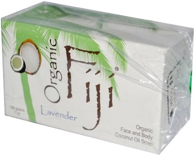 New - Organic Fiji Organic Face and Body Coconut Oil Soap Lavender - 7 oz