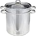 Excelsteel 12 Quart 18/10 Stainless Steel 4 Piece Muti-Cookware Set With Encapsulated Base