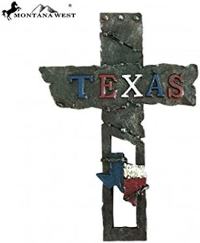 Montana West Western Rustic Texas Wall Cross 12"