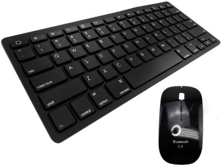 LB1 High Performance New Keyboard and Mouse Combo for MSI GE40 2OC-009US 14" LED Notebook, Intel Core i7-4702MQ 3.40GHz Mini Wireless Bluetooth Ultra-slim Keyboard/Optical Mouse Combo (Black)