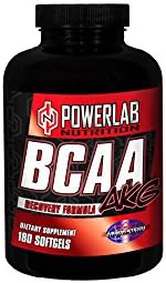 BCAA AKG, 180 Softgels, Powerlab Nutrition